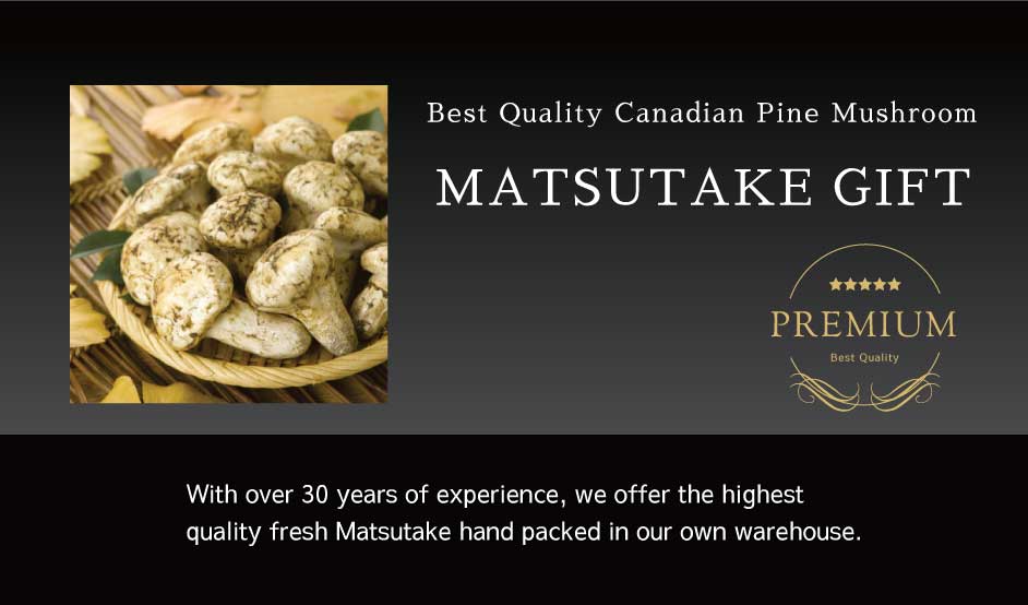 CANADIAN Grown in the Rich Wilderness of Canada MATSUTAKE Gift